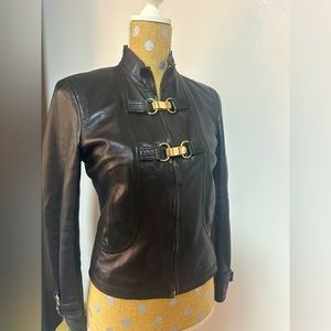 Gucci genuine leather jacket